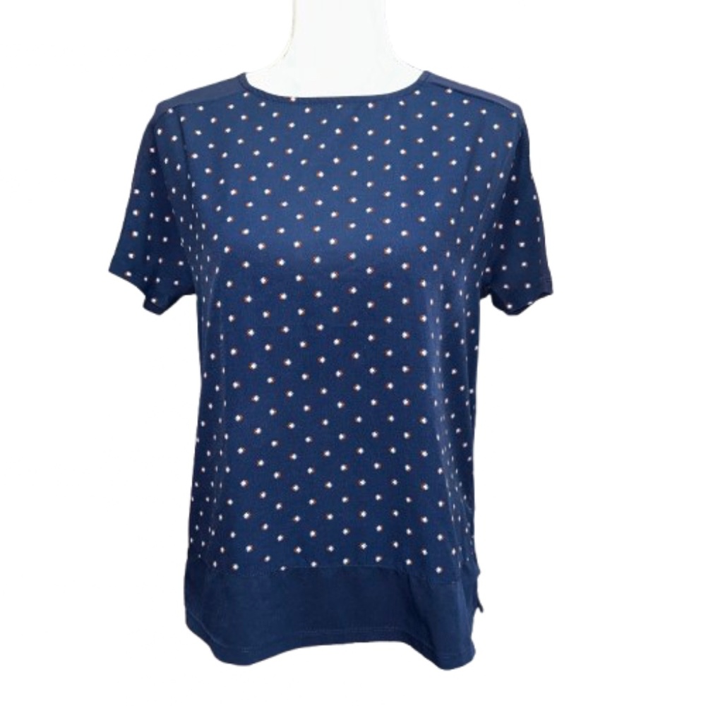 Marks and Spencer short sleeved women's blouse  M&S Collection blue